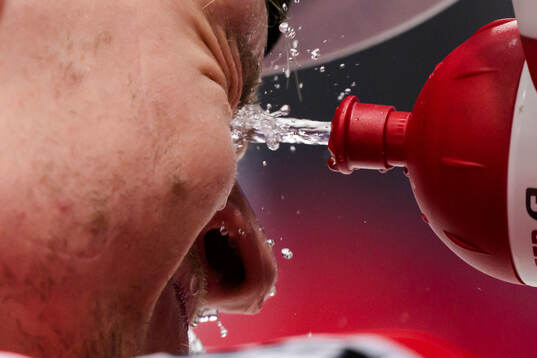 goaltender Connor Hughes of Switzerland ahead the Beijer