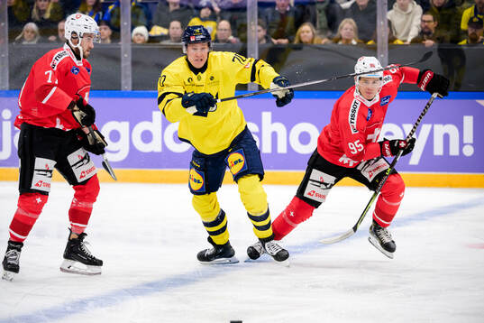 Dennis Rasmussen of Sweden and Tyler Moy of Switzerland