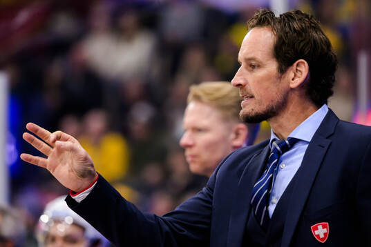 Head coach Patrick Fischer of Switzerland