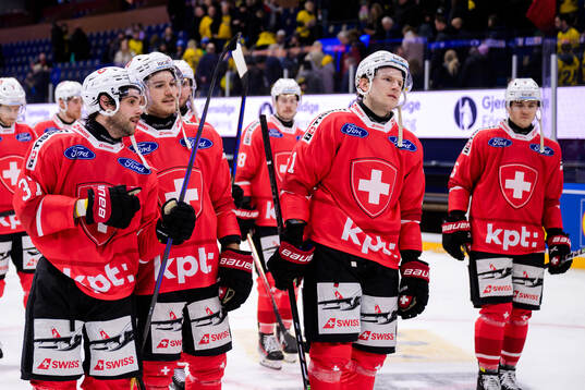 Players of Switzerland looks dejected