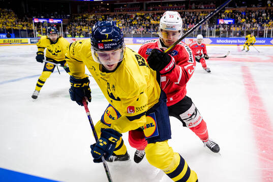 Henrik Tömmernes of Sweden and Sandro Schmid of Switzerland