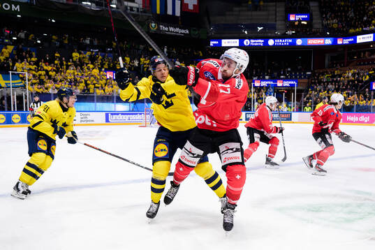 Filip Hållander of Sweden and Thierry Bader of Switzerland