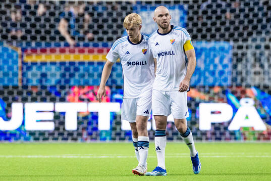 Djurgårdens Lucas Bergvall och Djurgårdens Marcus