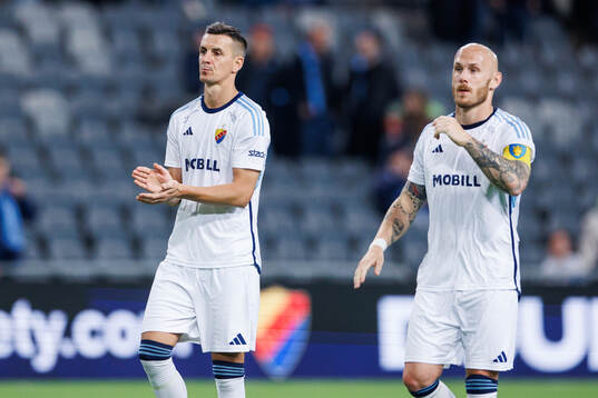 Djurgårdens Haris Radetinac och Magnus Eriksson