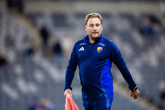 Djurgårdens assisterande tränare Hugo Berggren