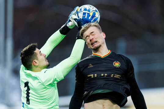 Oddevolds Armin Ibrahimovic och GAISs Alexander Ahl