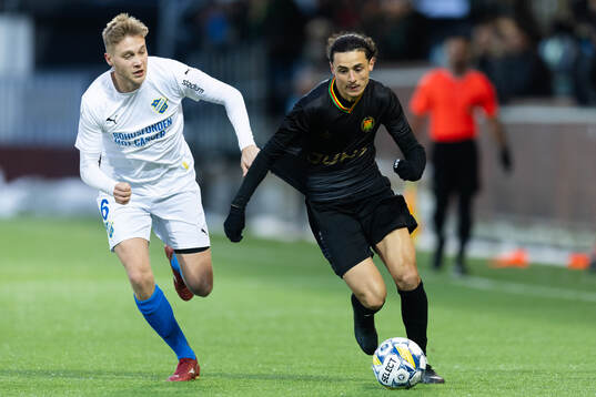 Oddevolds Axel Pettersson och GAIS Amin Boudri