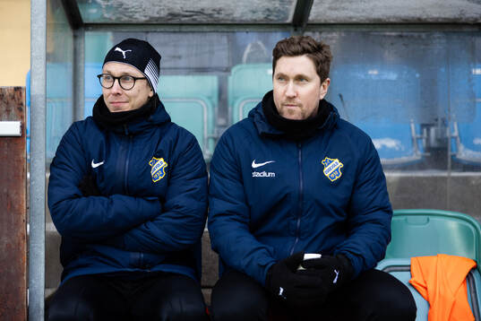 Oddevolds assisterande tränare Robin Rundström och