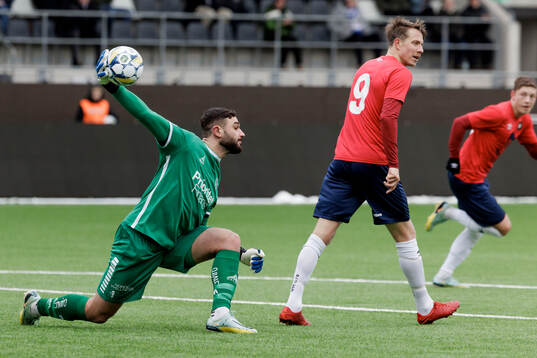 Utsiktens målvakt Elias Hadaya