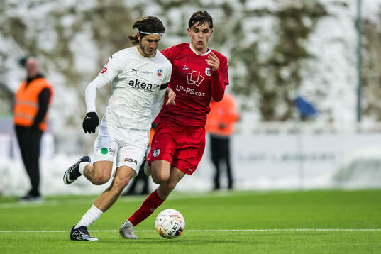 Helsingborgs Wilhelm Loeper och FC Helsingörs Mathias