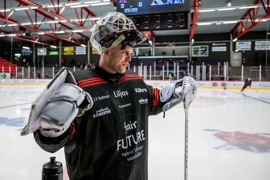 Nybros målvakt Robin Johansson