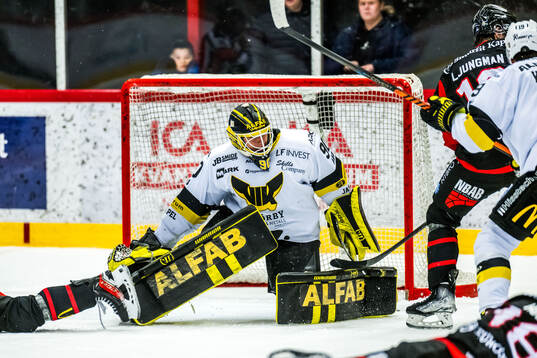 Västerås målvakt Ian Blomquist