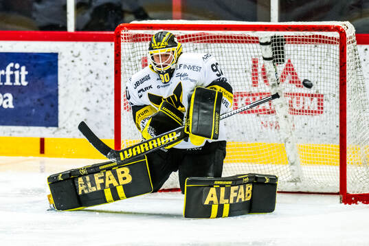 Västerås målvakt Ian Blomquist