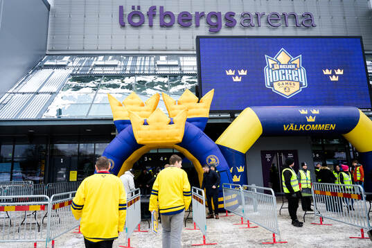 Löfbergs Arena ahead the Beijer Hockey Games between