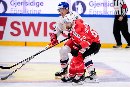 Libor Hájek of Czech Republic and Tristan Scherwey of