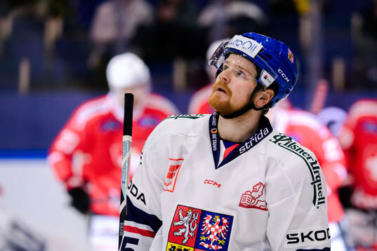 David Kase of Czech Republic looks dejected