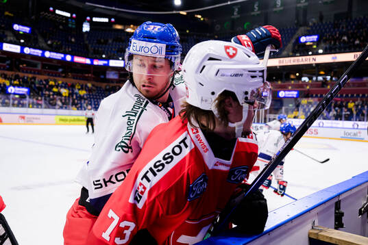 Daniel Gazda of Czech Republic and Sandro Schmid of