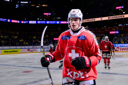 Tyler Moy #95, SUI of Switzerland celebrates