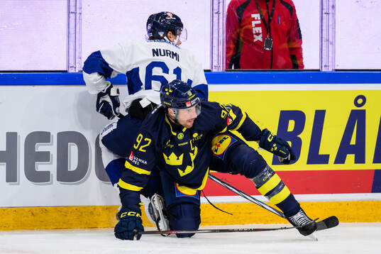 Markus Nurmi of Finland and Patrik Nemeth of Sweden