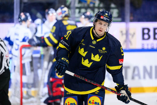 Filip Hållander of Sweden looks dejected