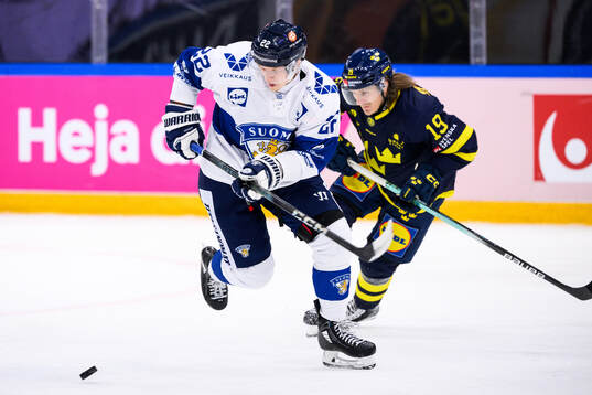 Toni Utunen of Finland and Marcus Sörensen of Sweden