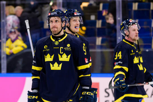 Patrik Nemeth of Sweden looks dejected
