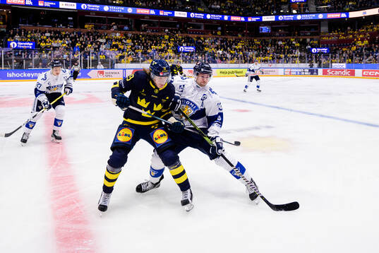 Marcus Sörensen of Sweden and Veli-Matti Vittasmäki of