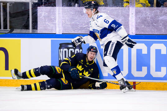 Victor Ejdsell of Sweden and Tony Sund of Finland