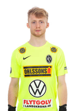 Landskronas målvakt Hampus Pauli