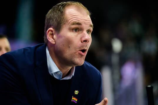 Färjestads tränare Thomas Mitell