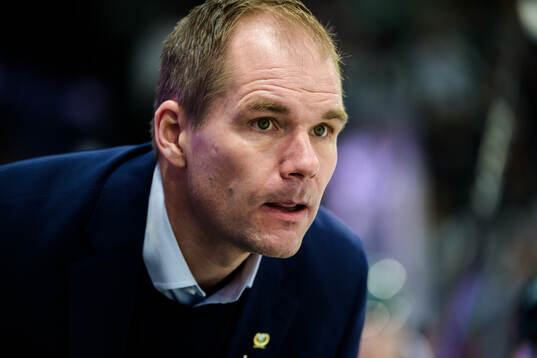 Färjestads tränare Thomas Mitell