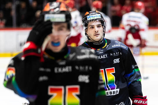 Örebros Danick Martel deppar