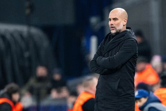 Head coach Pep Guardiola of Manchester City