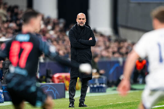 Head coach Pep Guardiola of Manchester City