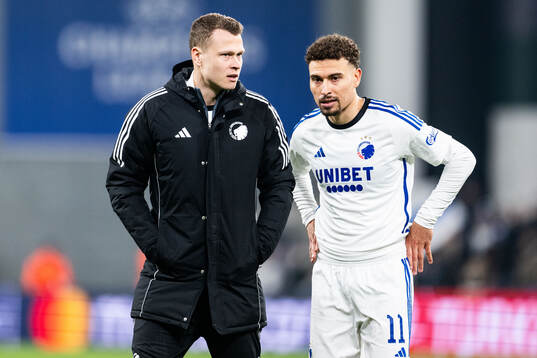 Viktor Claesson and Jordan Larsson of FC Copenhagen