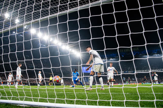 Players of FC Copenhagen look dejected