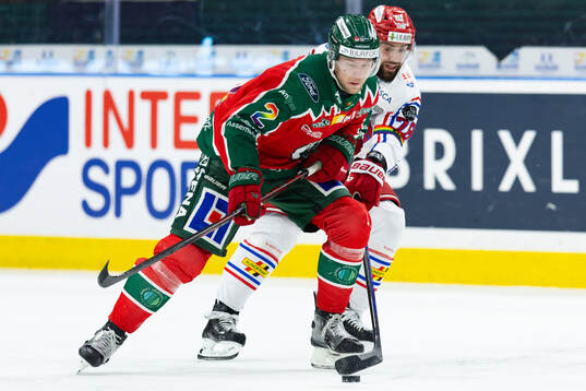 Frölundas Christian Folin och Timrås Robin Hanzl