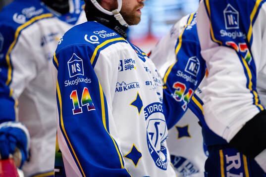 Prideveckaunder ishockeymatchen i SHL mellan Skellefteå