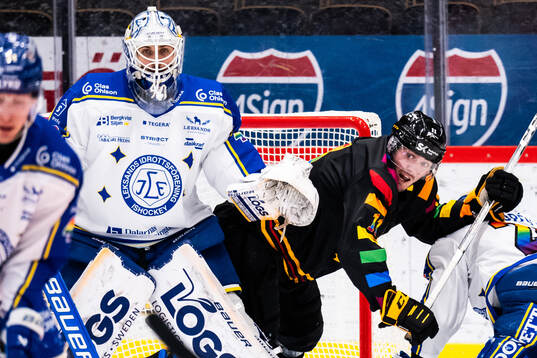 Leksands målvakt Mantas Armalis och Skellefteås Max