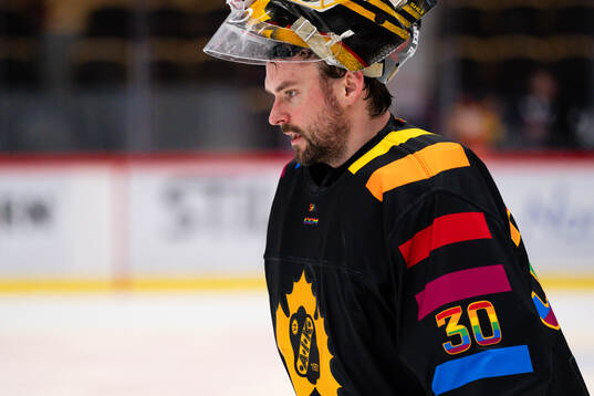 Skellefteås målvakt Gustaf Lindvall