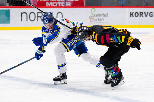 Leksands Lukas Vejdemo och Skellefteås Linus Lindström