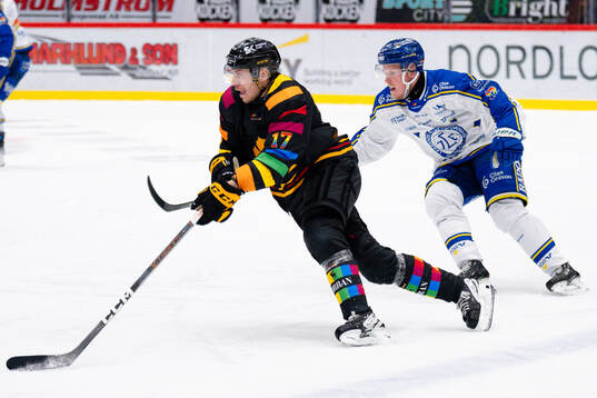 Skellefteås Pär Lindholm och Leksands Kalle Östman
