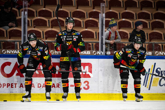 Luleås Oscar Eklind, Marcus Hardegård och Jesper Sellgren