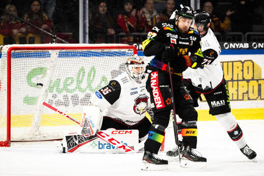 Malmö Redhawks målvakt Adam Werner