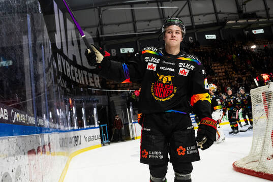 Luleås Isac Hedqvist jublar
