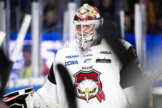 Malmö Redhawks målvakt Adam Werner