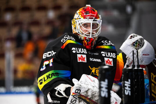 Luleås målvakt Joel Lassinantti