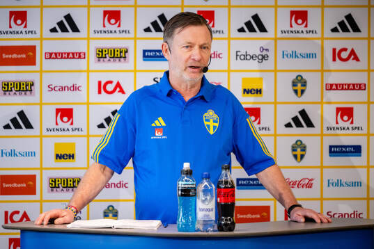 Sveriges förbundskapten Peter Gerhardsson