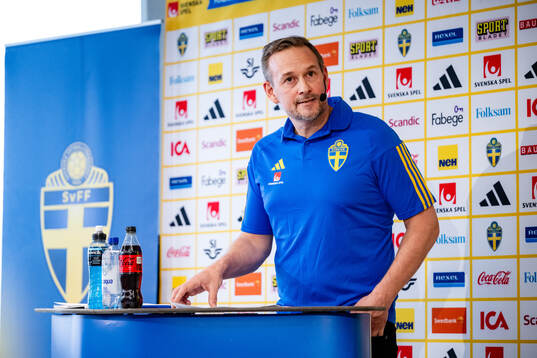 Sveriges Förbundskapten U23 Martin Qvarmans Möller