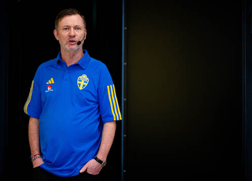 Sveriges förbundskapten Peter Gerhardsson